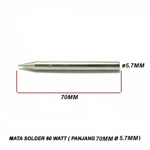 Mata Solder Crystal Ujung Solder Kristal Tajam Lancip Runcing Soldering Elemen Merk Rayden Tip Ab4-A Silver Untuk Solder 50w 60w