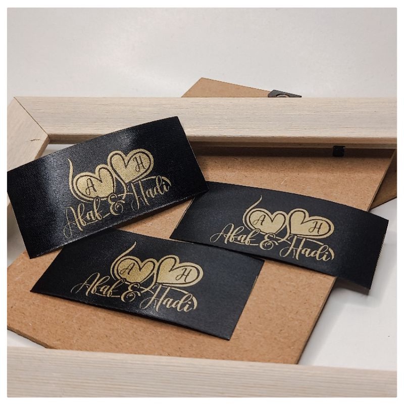 

label satin label washing label baju label satin hitam(160 yard)