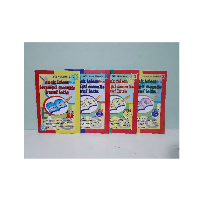 Buku Anak Islam Terampil Menulis Huruf Latin AITM Per Jilid 1-4