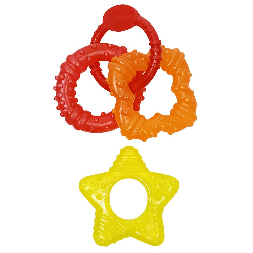 Lucky Baby Aqua Fun Teether With Link Gigitan Bayi LB1197