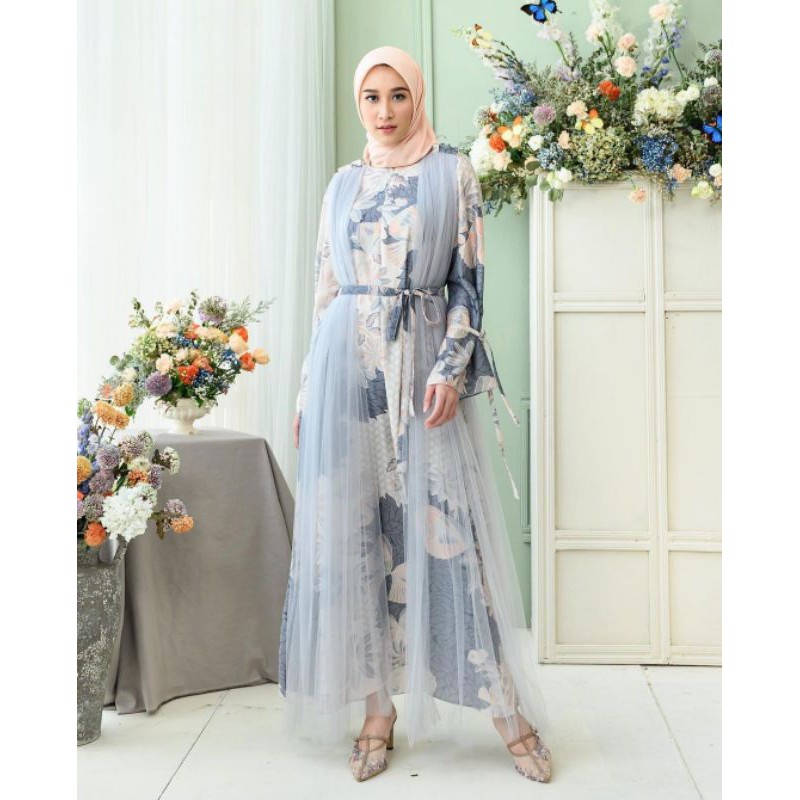 Alyssa dress marble size S Tulle kupu kupu wearing klamby