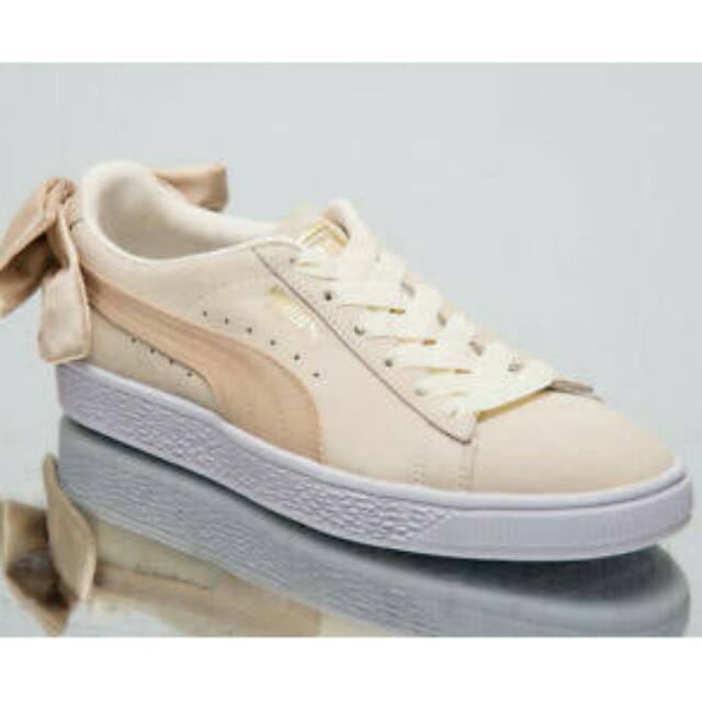 Puma Suede Bow Varsity Marshmallow Gold Original