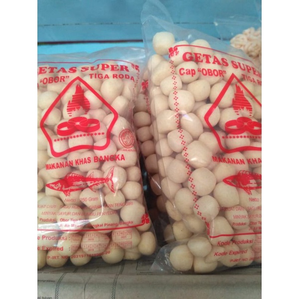 

getas bulat cap obor merah super ikan tenggiri 250gr