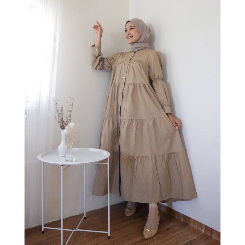 MAXI DRESS QIQI DRESS ZARA BASIC-Coksu