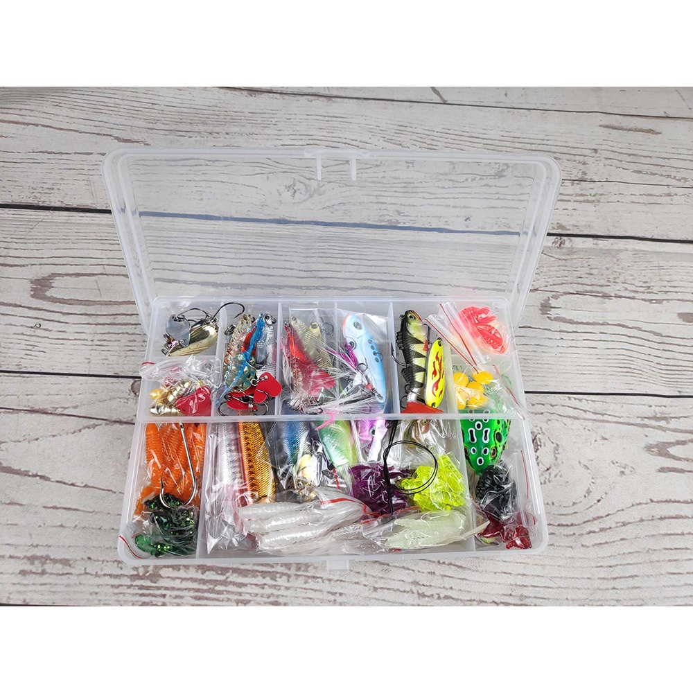 Umpan Pancing Ikan Set Fishing Bait Kit 140PCS - Multi-Color