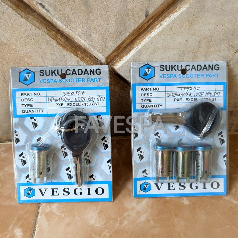 ANAK KUNCI VESPA PX EXCLUSIVE EXCEL STRADA VESGIO