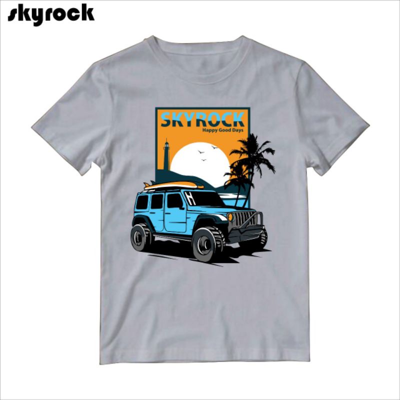 Kaos Distro Anak Series Mobil  kaos offroad