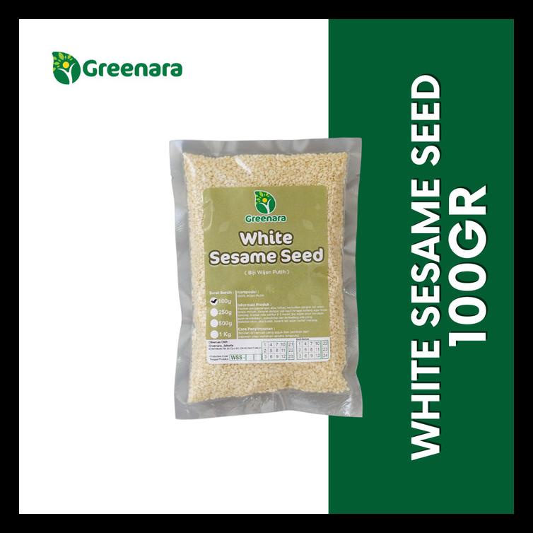 

WIJEN PUTIH / WHITE SESAME SEED 100GR BERKUALITAS