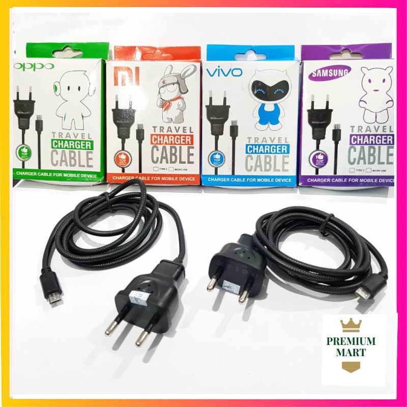 Charger Micro Langsung Colok Fast Charger / Travel Charger Cable [PM]