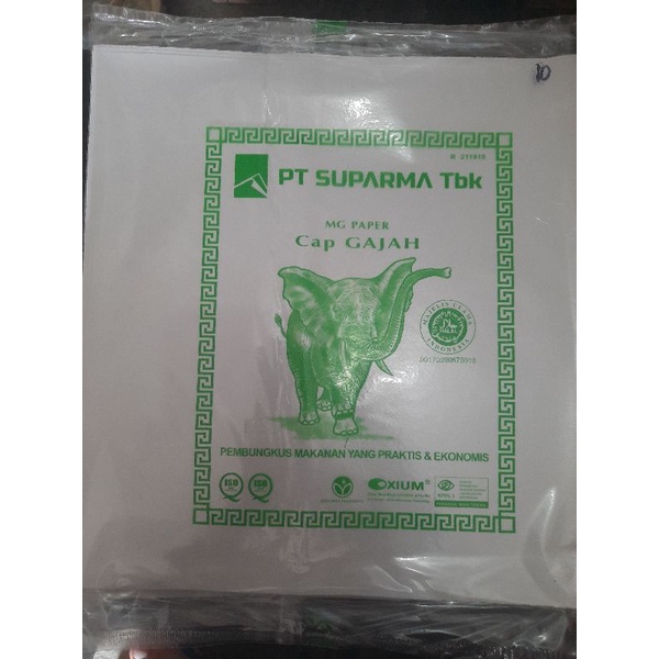 KERTAS NASI KFC / KERTAS PEMBUNGKUS KEBAB / KERTAS PEMBUNGKUS BURGER