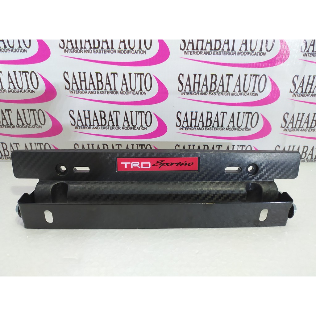 Tatakan Plat Nomer JDM Universal Dudukan Plat Nomer JDM Warna Carbon