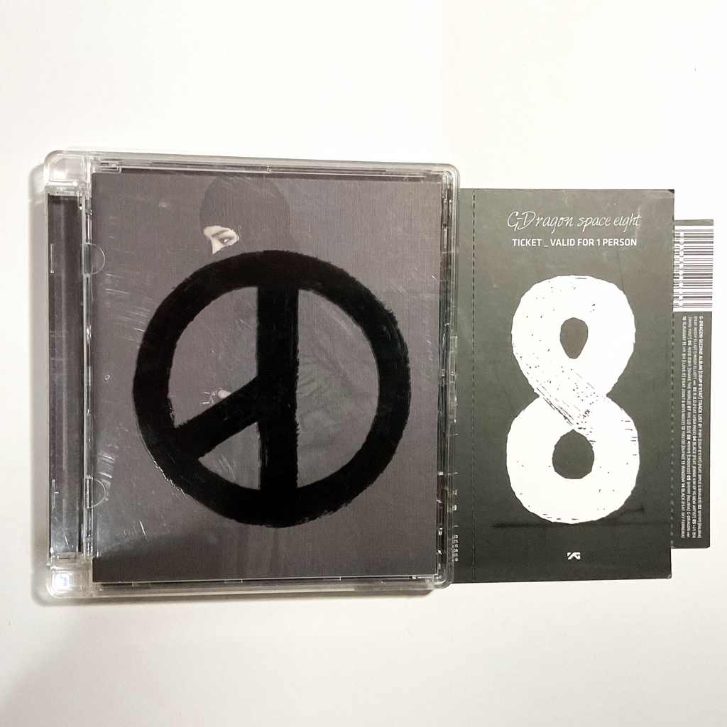 GD Gdragon Coup D’etat Album Black Ver CD Kpop Unsealed with Space 8 Ticket