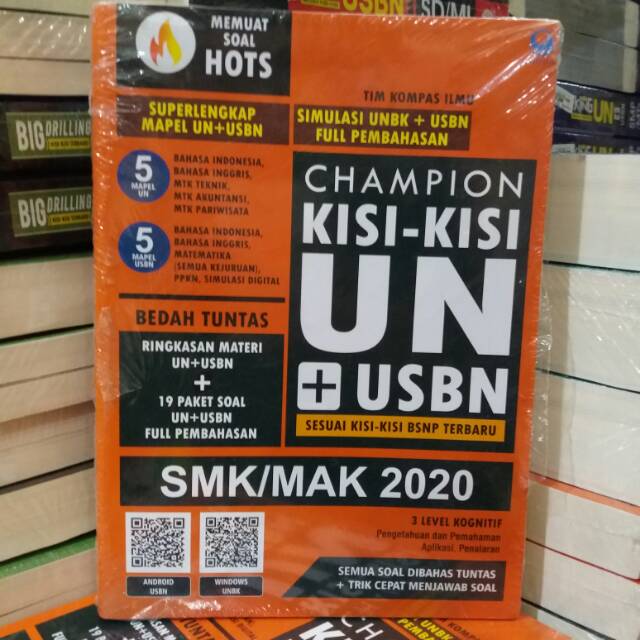 Buku Champion Kisi Kisi Un Usbn Smk 2020 Shopee Indonesia