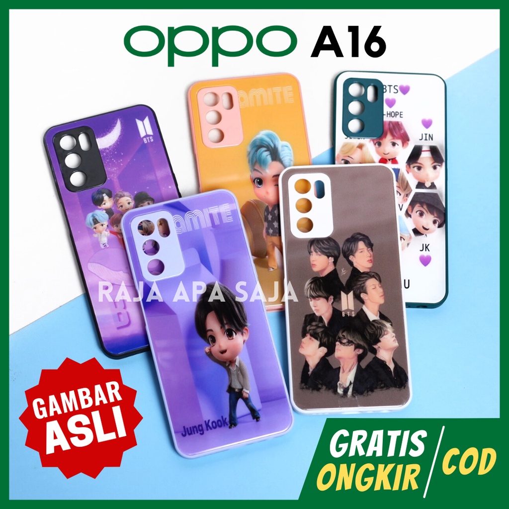 Jual SOFT CASE BTS OPPO A16 A 16 - Karakter Casing Kesing Silicon