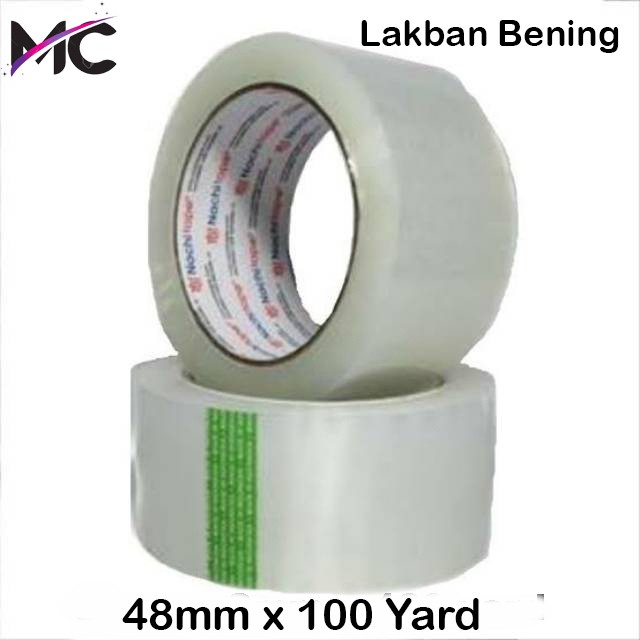 Lakban bening coklat Besar 100 yard 2 inch Tape Perekat Kuat Untuk Packing Online Murah