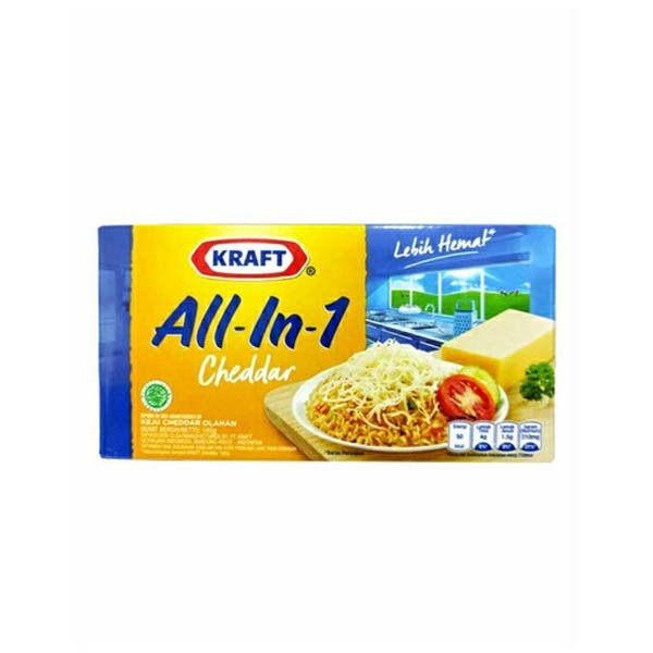 

CHEESE | KRAFT KEJU CHEDDAR ALL IN 1 BOX 165G | KEJU SERBAGUNA