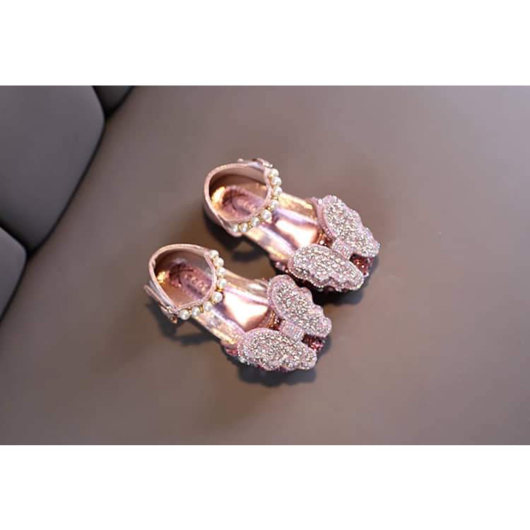 Sepatu Sandal Pesta Anak Perempuan Sparkle Butterfly