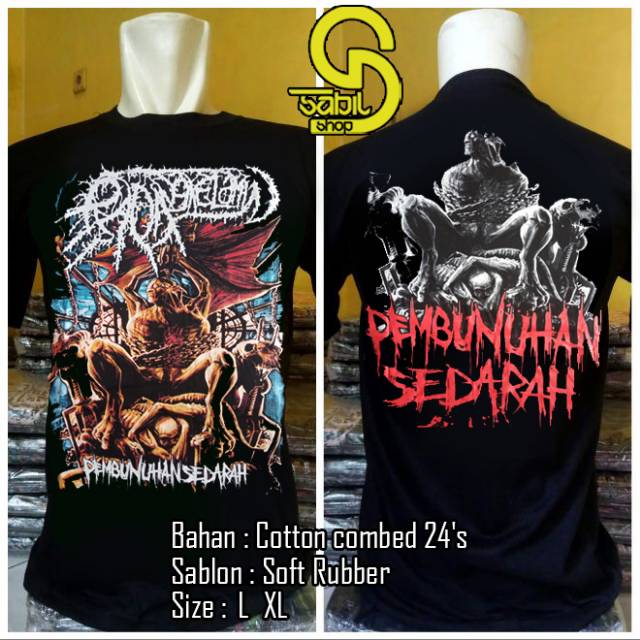 Kaos Band Metal Radang Kelamin Pembunuhan Terbaru