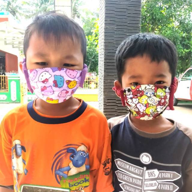 Masker ANAK  Karakter 1-10 Tahun