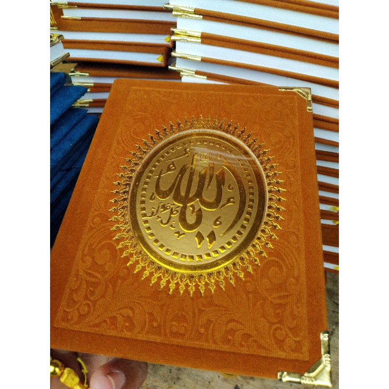Yasin cover bludru murah