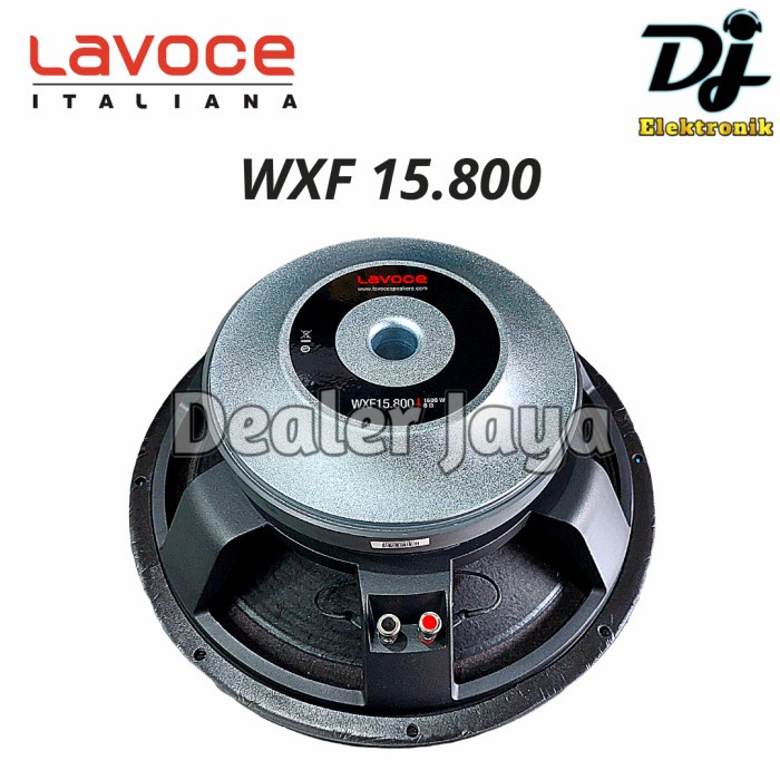 Speaker Komponen Lavoce WXF 15.800 / WXF15.800 / 15800 - 15 inch
