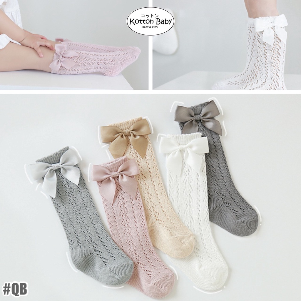 0-5 thn | KAOS KAKI BAYI ANAK IMPOR NEWBORN SOCKS PEREMPUAN catalog QN QB