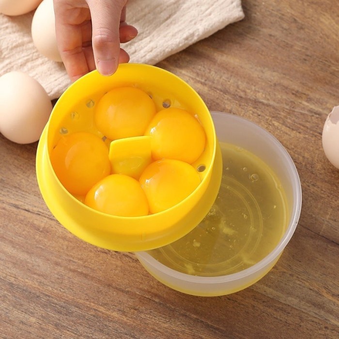 BAROKAH GAMIS Egg Separator Bowl / Pemisah telur / Egg Yolk Separator / Yolk Catcher