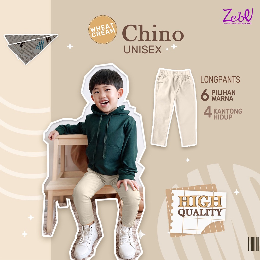 Zebe Long Pants Chino Unisex - New Colour