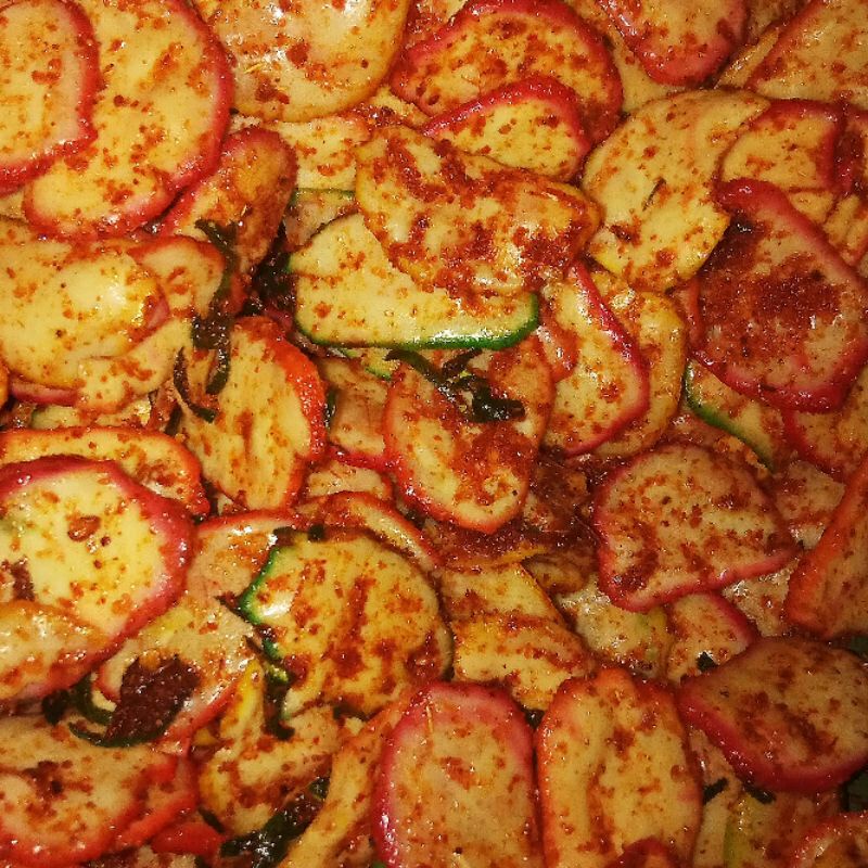 

Seblak kering pedas daun jeruk