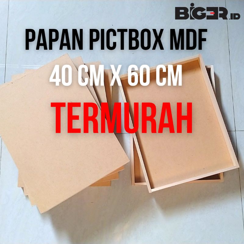 Bingkai Foto Pictbox 40X60 / Pict Box 40X60 / Hiasan Dinding 3D Pict Box 40cmX60cm / Frameless Pictb