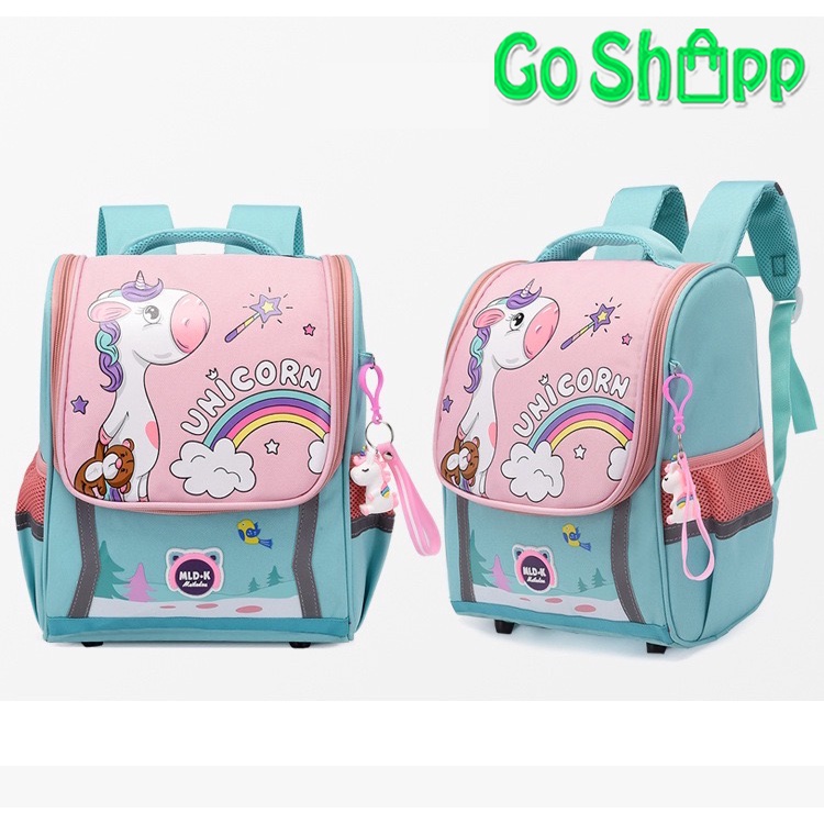 Tas Sekolah Anak Import Premium High Quality Terbaru - Tas Ransel Anak Motif Karakter Lucu -  Tas Ransel Anak Sekolah SD - Tas Anak Karakter Unicorn - Tas Anak Karakter Dino - Backpack Anak Sekolah Unisex [BK22]