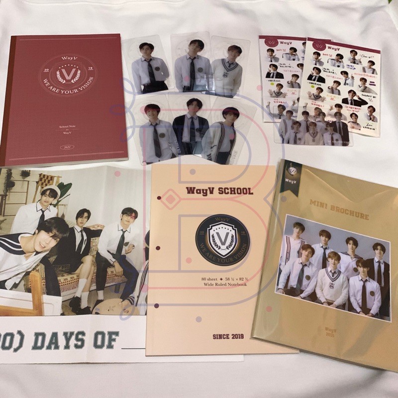 Back To School WAYV B2S Sharing Kun Winwin Lucas Hendery Xiaojun Yangyang