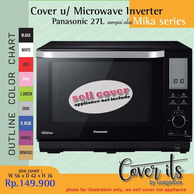 COVER UNTUK MICROWAVE PANASONIC INVERTER 27L SAMPAI ALAS