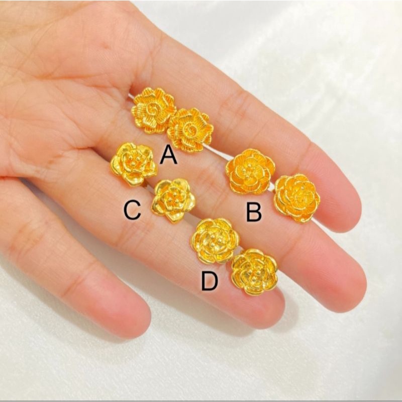 anting giwang xuping wanita / anting tusuk dewasa lapis emas gold 24 k