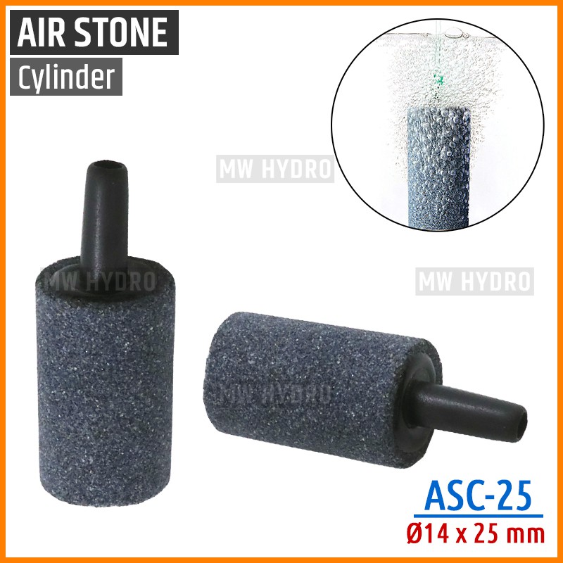 Air Stone Cylinder, 14x25 mm - Airstone / Batu Aerator Silinder