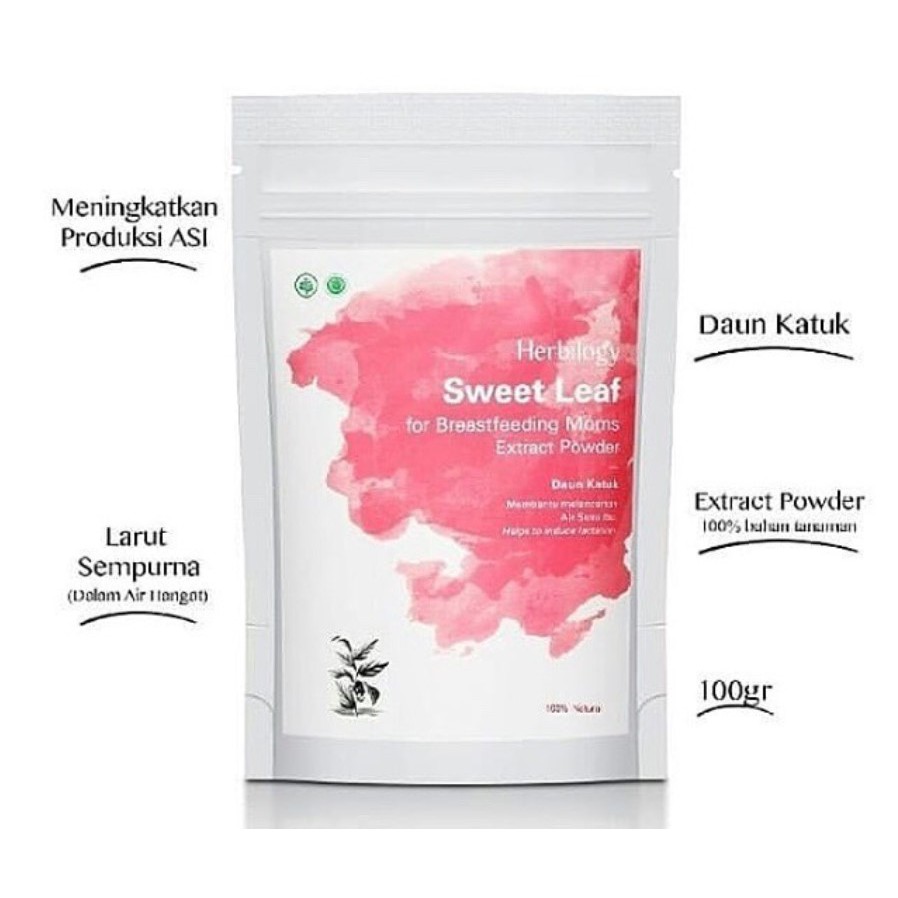 Herbilogy Sweet Leaf Extract Powder (Daun Katuk) 100g