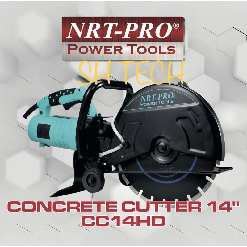 NRT PRO CC 14 HD CC14HD CONCRETE CUTTER MESIN POTONG ASPAL BETON BESI 14 INCH