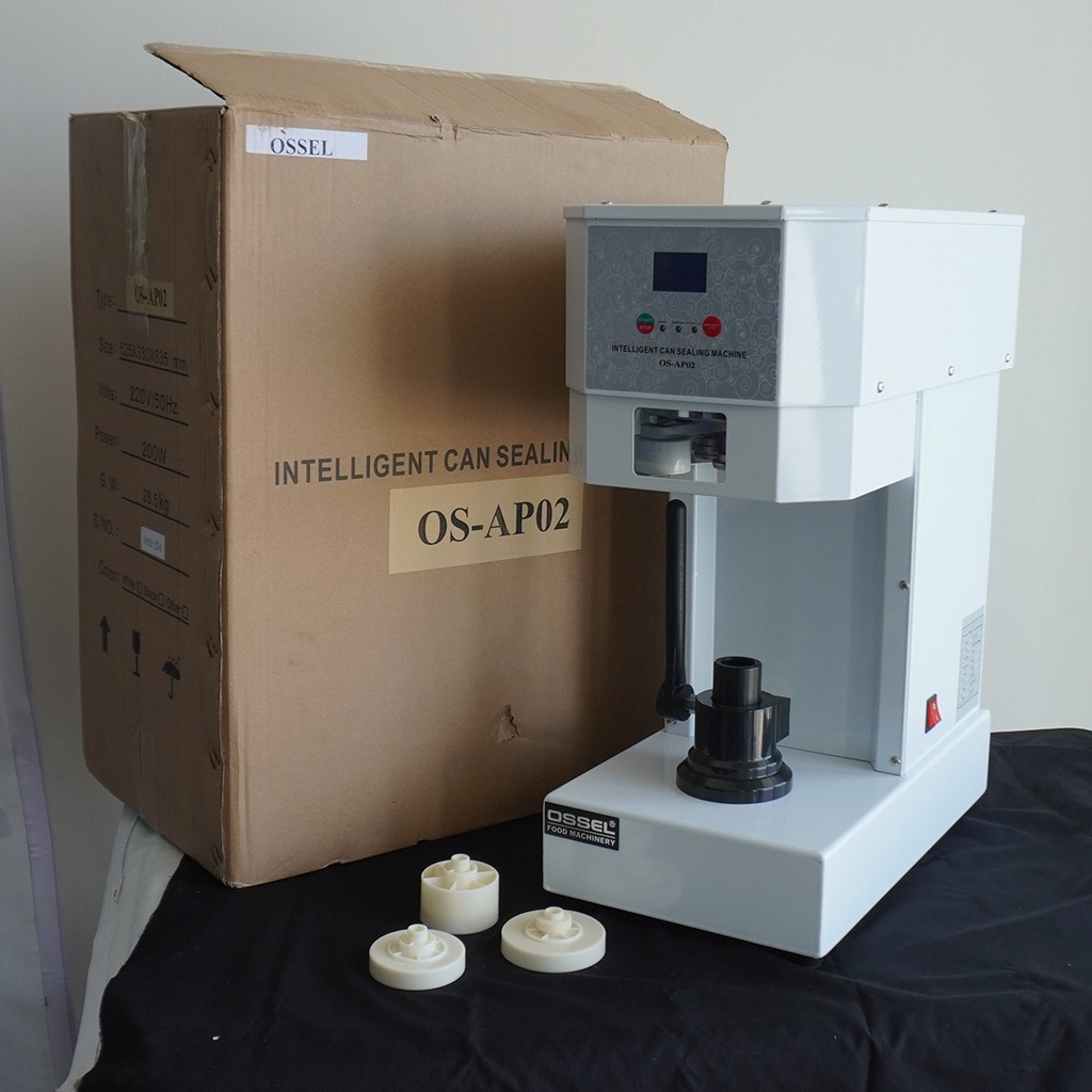 OSSEL Mesin Can Seamer Can Sealer Penutup Kaleng Botol Popcan Mesin Sealer Tutup Botol PET OSSEL