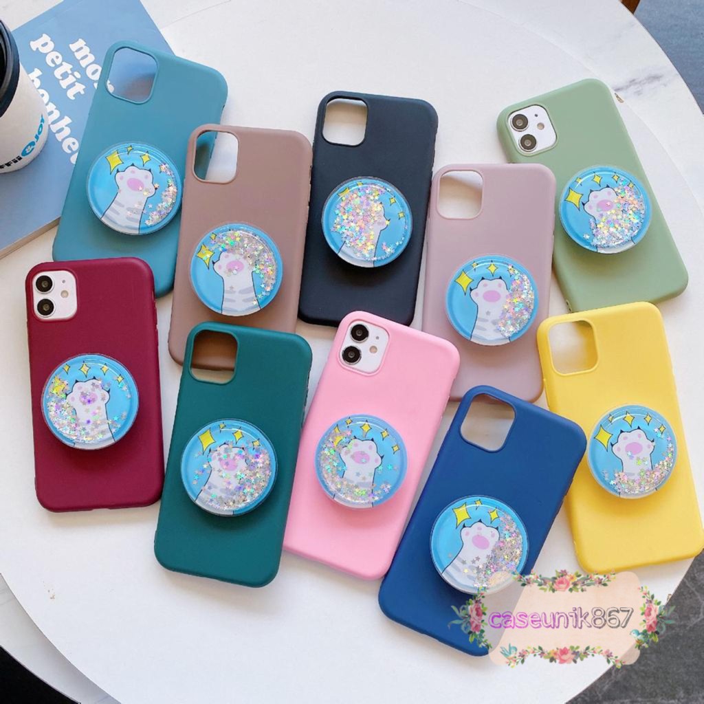 case popsocket glitter candy samsung J2prime G530prime A10 M10 A20s A30s A50 A50s A21s CS672