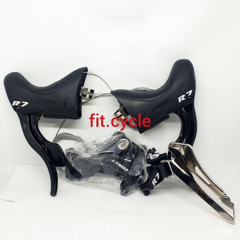 Brifter + RD + FD Ltwoo R7 10 Speed Untuk Sepeda Balap