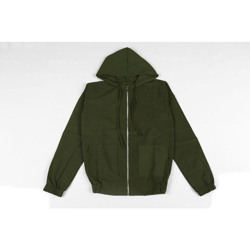 JAKET LUMY (GREEN ARMY)|JAKET CEWEK