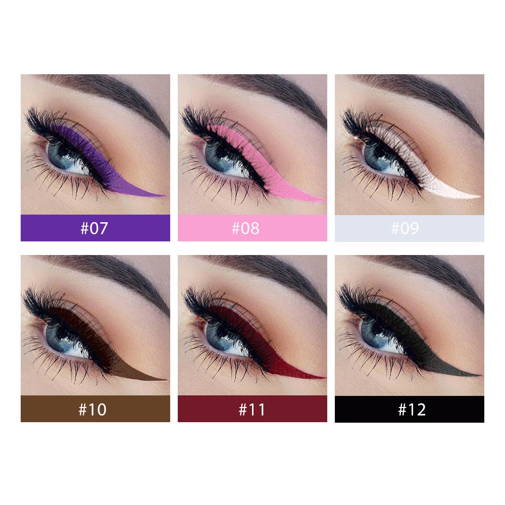 CSP087 - HANDAIYAN ALLPHV Rainbow Color Warna Eyeliner Spidol Waterproof Make Up