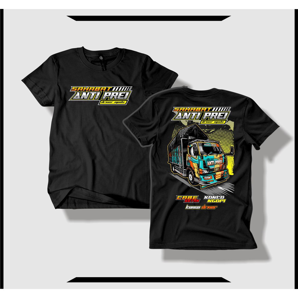 COD Kaos Driver Truk Jumbo BigSize M - 6XL XXXXXXL Kaos Pria Supir