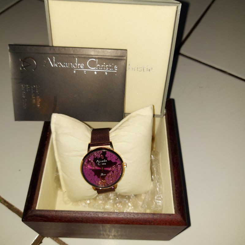 second jam tangan AC purple ori kode 2853