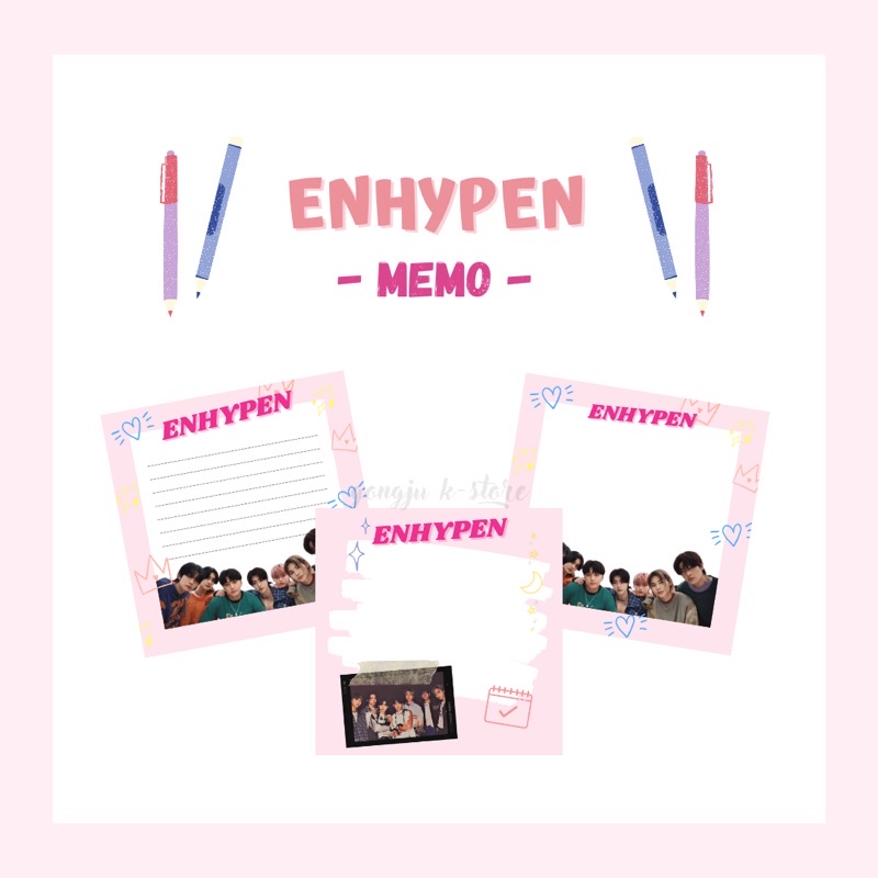 [ READY ] MEMO MEMOPAD ENHYPEN-1
