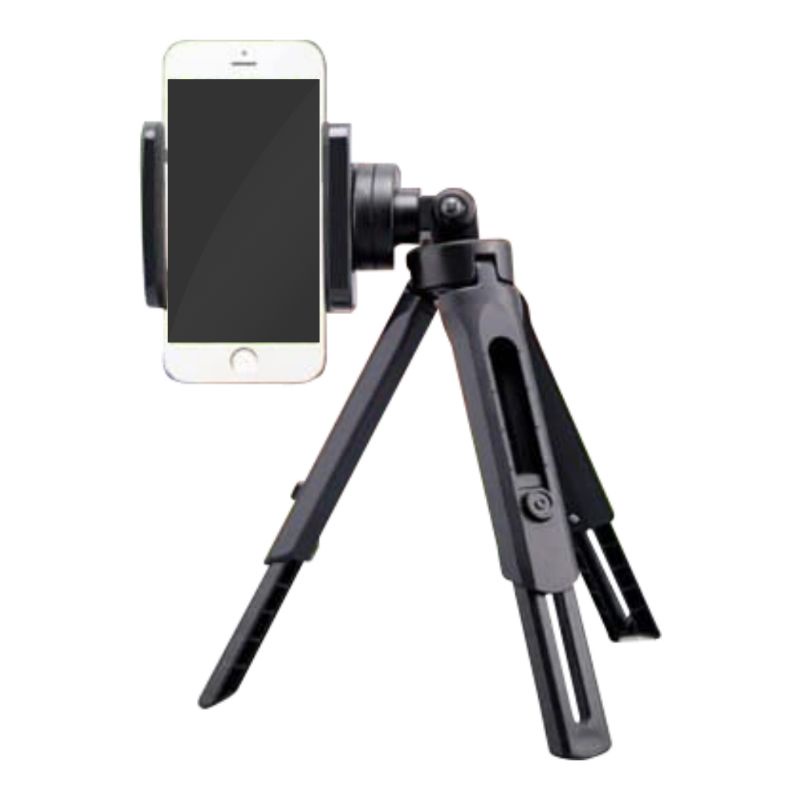 Mini Tripod Support + holder U 360 rotasi aluminium