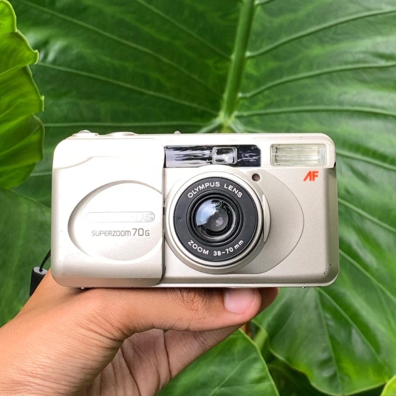 KAMERA ANALOG POCKET OLYMPUS SUPERZOOM 70g