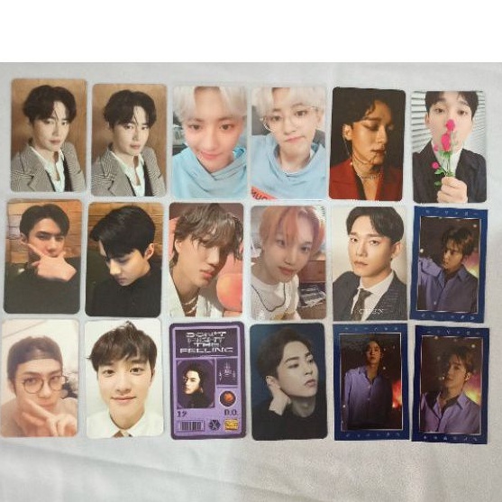 Photo card Album EXO underprice murah sehun chanyeol ace kit, kai peaches, kai kyungsoo expansion  d