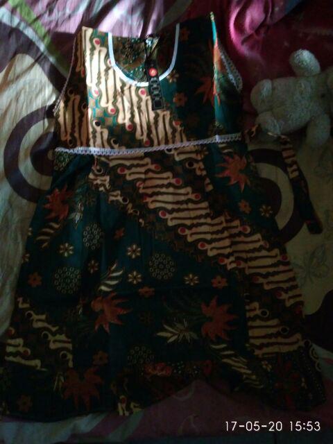 Dress Anak , Dress Bayi, Dres Batik Anak 0 - 7 Tahun
