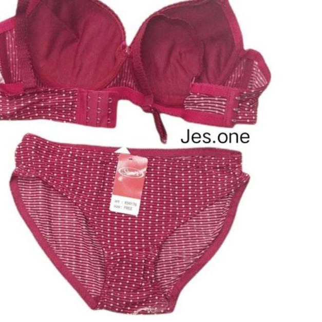 ⅎ Sorex 99176 Bra Set Berkawat Busa Sedang Cup B Kait 3 ❅